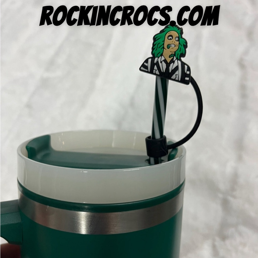 Beetlejuice Straw Topper